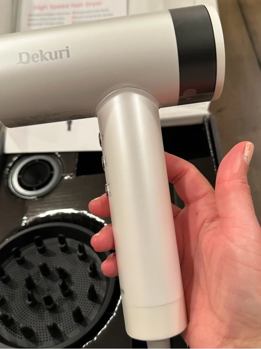 High Speed Fast‎ Drying Hair Dryer - Cream White #TB4